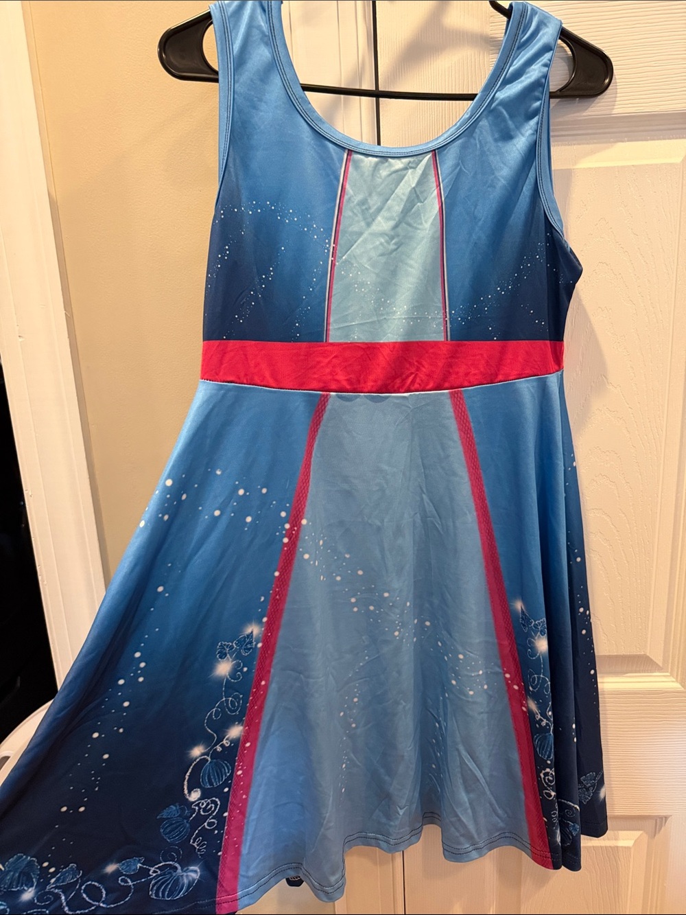 Fairy Godmother Inspired Dress Women’s Blue Cinderella Disneybound Costume Small